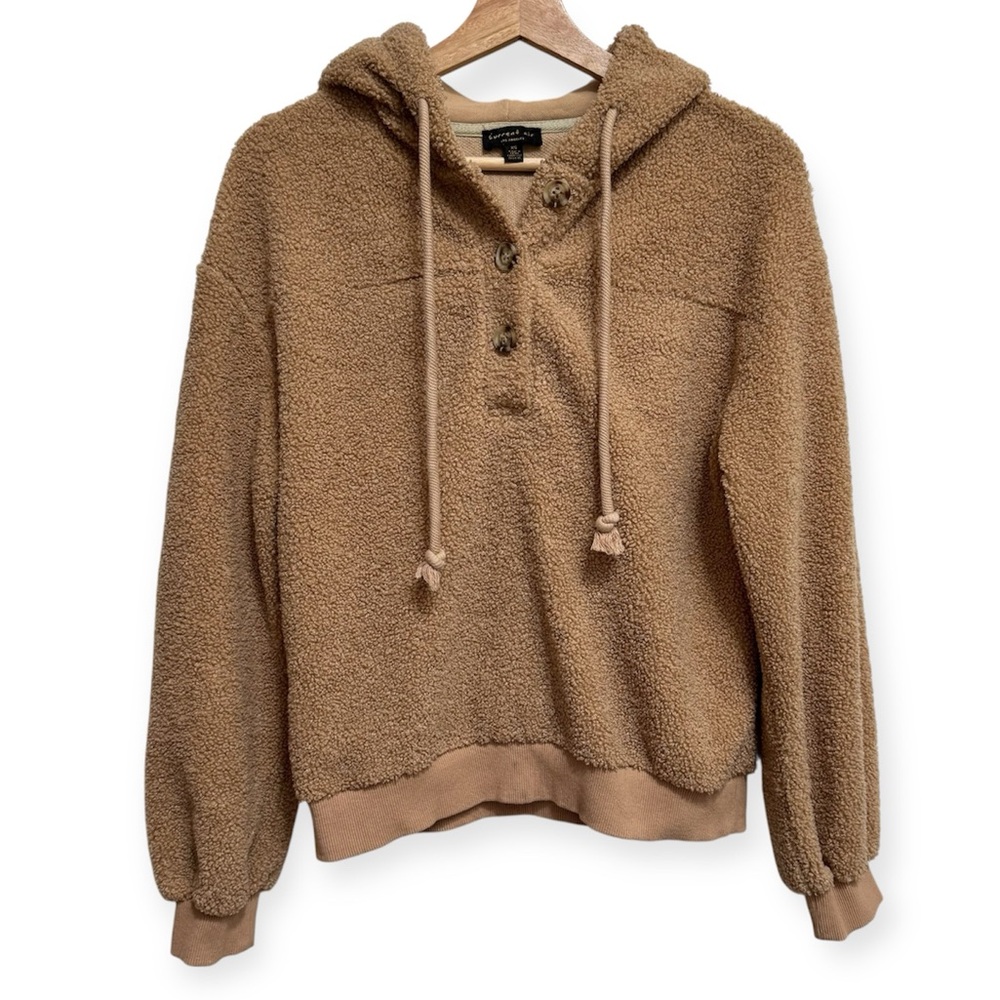 Current Air Anthropologie Callen Sherpa Hoodie‎ XS